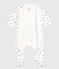 Baby-Bodyjama Heho aus Doppeljersey weiss MARSHMALLOW/ CREPUSCULE
