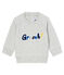 Baby-Sweatshirt aus Molton für Jungen grau BELUGA CHINE CN