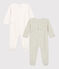 2er-Set Baby-Strampler aus Velours variante 1