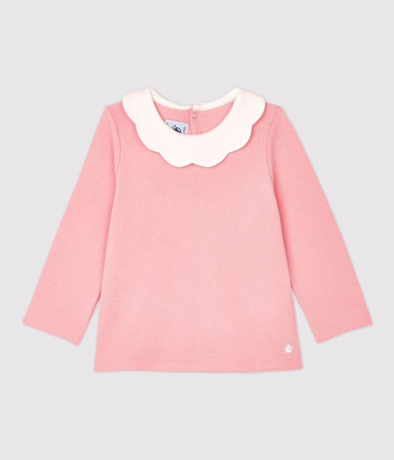 Baby-Bluse aus Baumwolle rosa