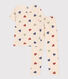 Kinderpyjama aus Baumwolle mit Herzmotiv