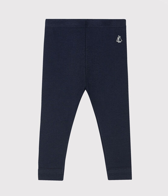 Baby-Leggings aus Baumwolle blau SMOKING