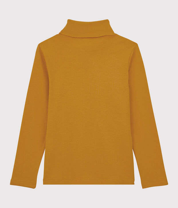 Kinder-Unterziehpullover aus Baumwolle f&uuml;r M&auml;dchen / Jungen gelb