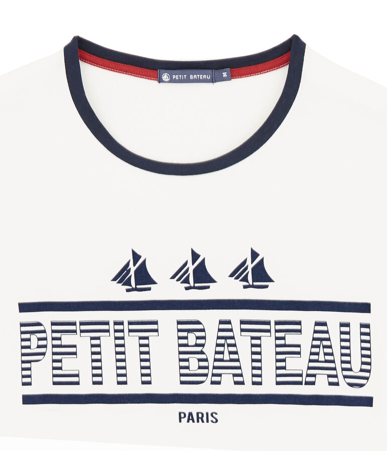 Unisex-kurzarmshirt weiss