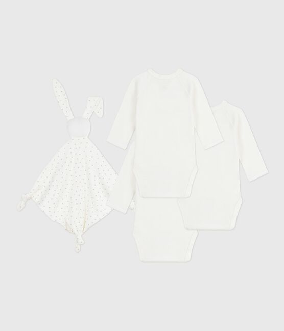 Newborn-Geschenkset aus bestickter Baumwolle variante 1