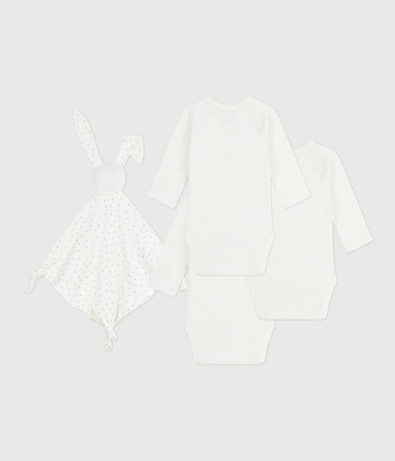 Newborn-Geschenkset aus bestickter Baumwolle variante 1