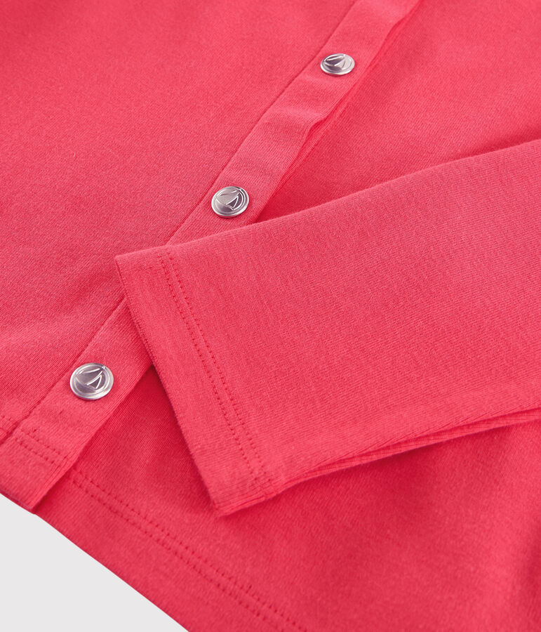 Kinder-Cardigan aus Baumwolle f&uuml;r M&auml;dchen rosa