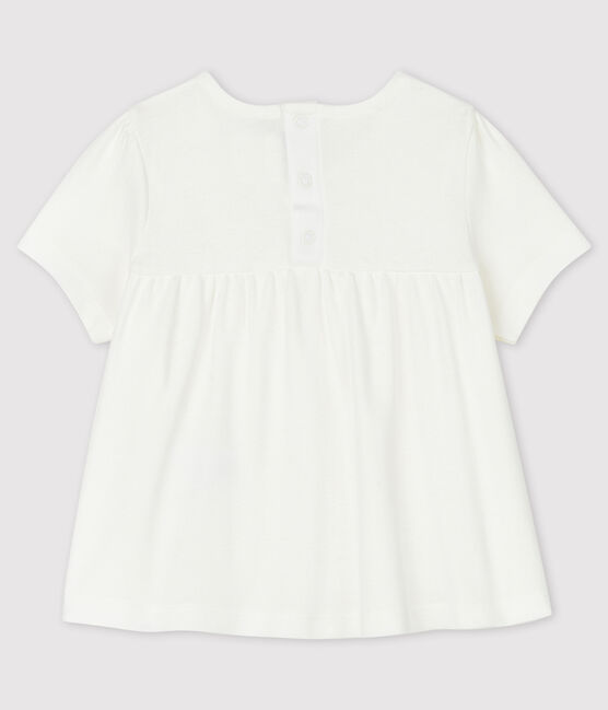 Baby-Bluse aus Baumwolle weiss MARSHMALLOW