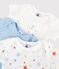 3er-Set kurzärmelige Baby-Bodys aus Bio-Baumwolle mit Sternen-Motiv variante 1