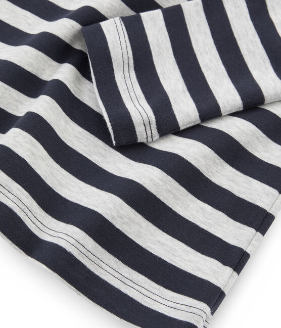 Unterziehpullover für Damen blau SMOKING/grau BELUGA
