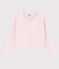 Kinder-Cardigan aus Baumwoll-Strick für Mädchen rosa MINOIS