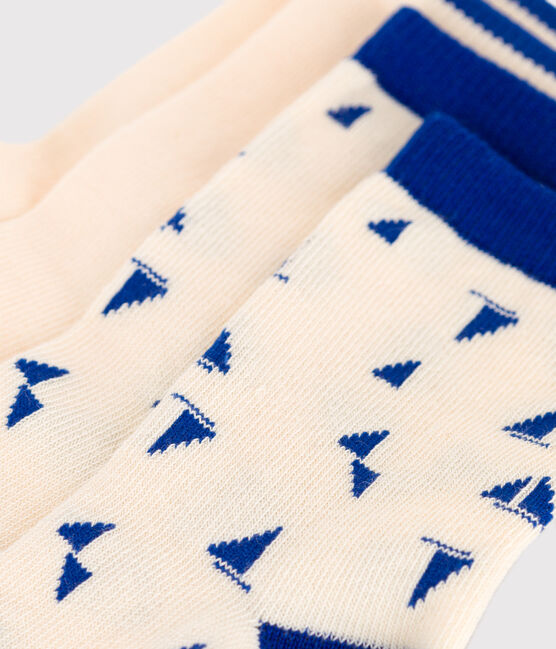 2er-Set Kinder-Socken aus Baumwolle mit Schiffmotiv variante 1