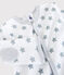 Baby-Strampler aus Baumwolle mit Sternen-Motiv in Grau weiss ECUME/grau MISTIGRI