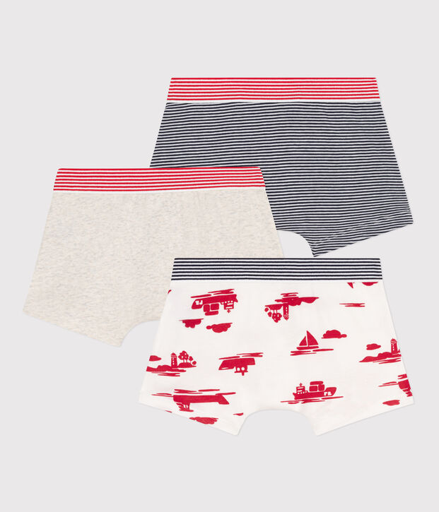 3er-Set &bdquo;Le Havre&ldquo;-Boxershorts aus Baumwolle f&uuml;r Jungen vielfarbig