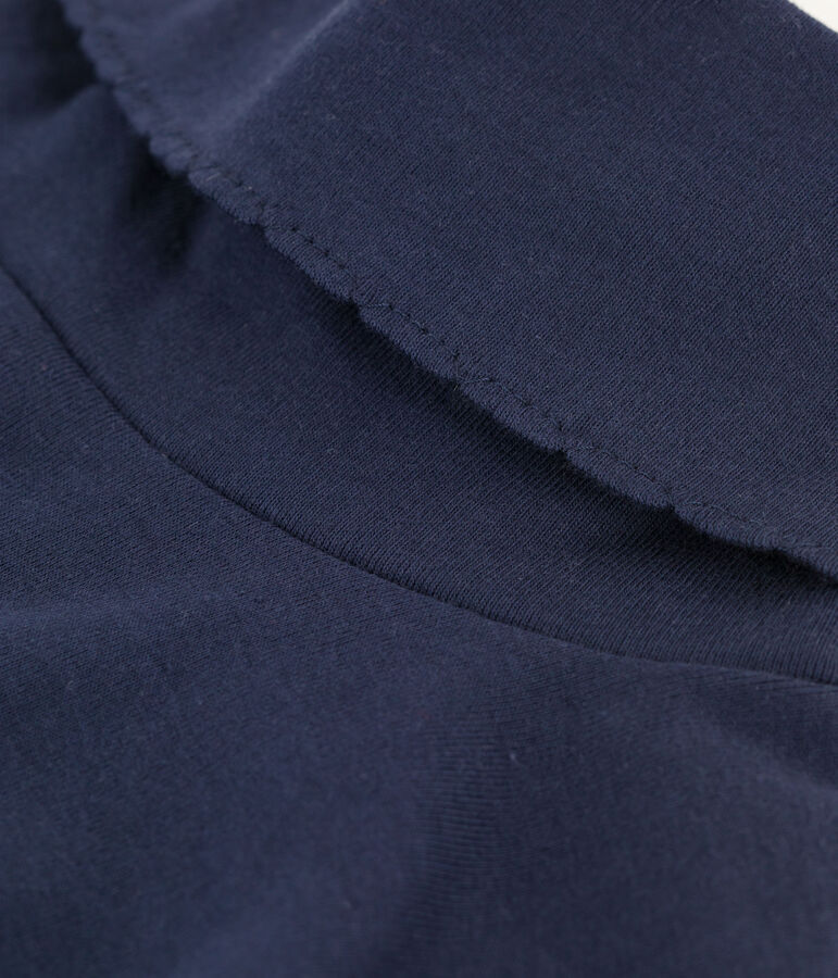 Klassischer Unterziehpullover mit M&auml;usez&auml;hnchen-Details aus Baumwolle f&uuml;r Damen blau