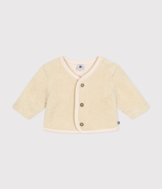 Baby-Jacke aus Sherpastoff naturfarben AVALANCHE