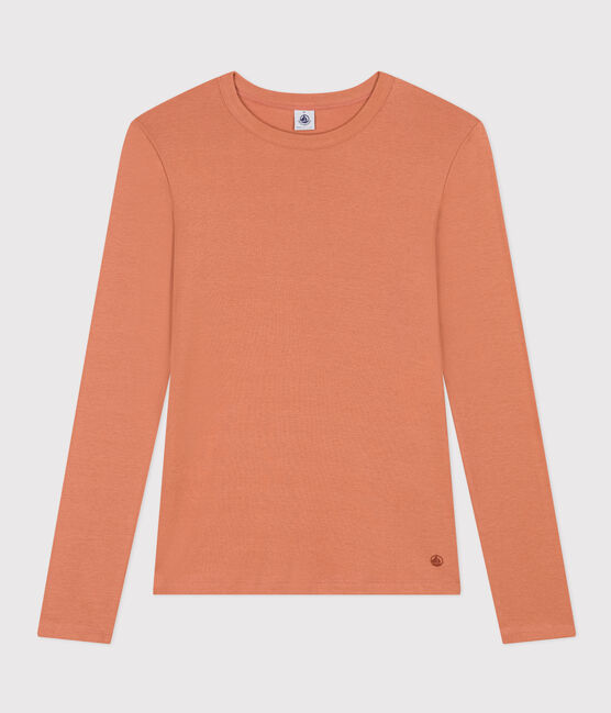 T-Shirt L’ICONIQUE aus Baumwolle mit rundem Ausschnitt für Damen rosa SIENNA
