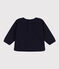 Baby-Sweatshirt aus Molton blau SMOKING