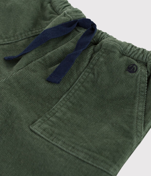 Babyhose aus Cord gr&uuml;n