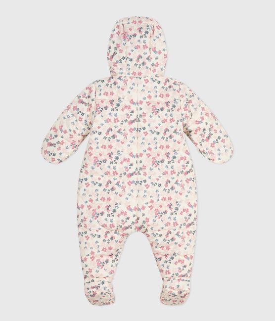 Baby-Schneeanzug aus Polyester MILK/ MULTICO