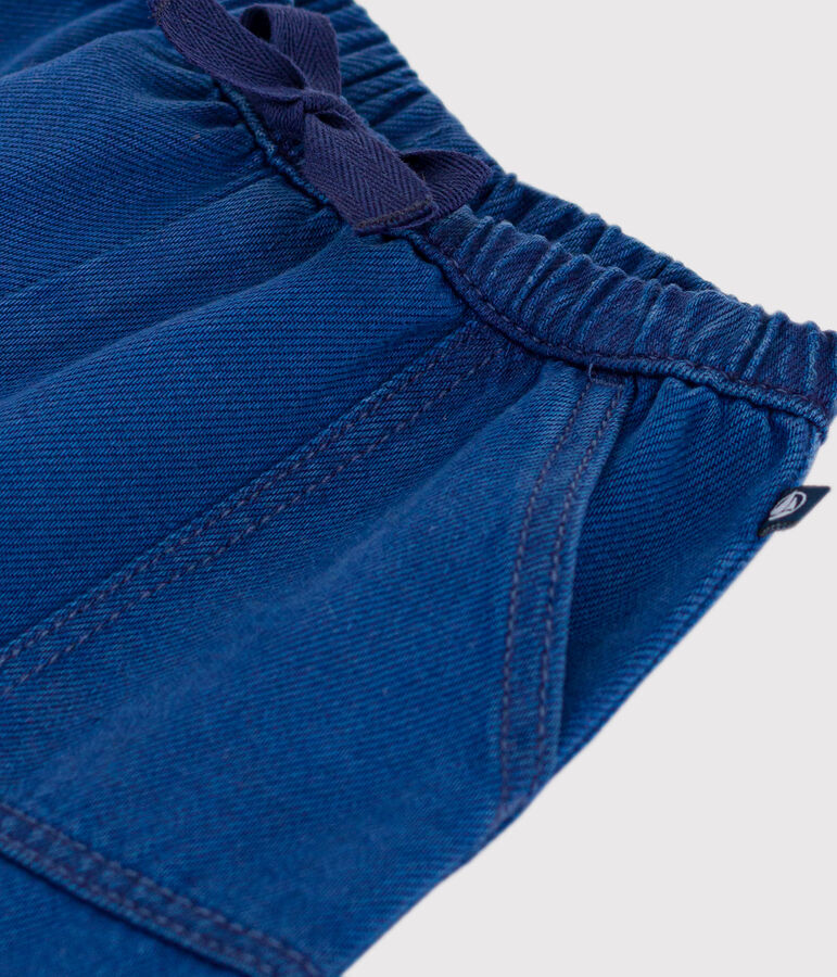 Baby-Hose aus Lyocell-Baumwolle blau