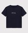 Still-T-Shirt Tajinebanane × Petit Bateau blau SMOKING