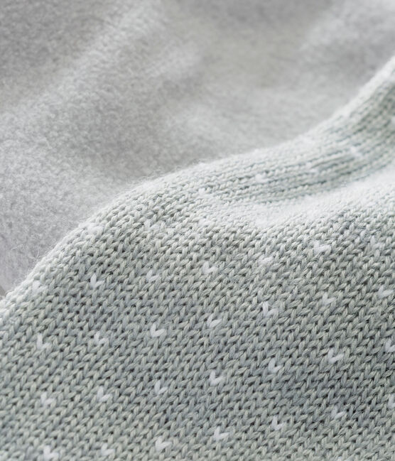 Unisex Baby Schal mit Jacquard-Motiv grau SUBWAY/weiss MARSHMALLOW