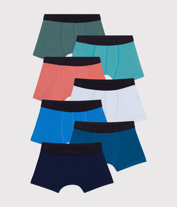 7er-Set Boxershorts aus Baumwolle vielfarbig
