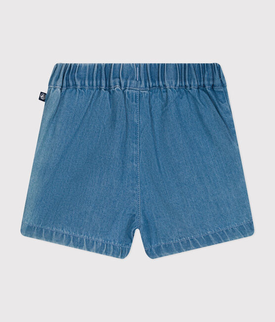 Baby-Shorts aus leichtem Denim blau DENIM CLAIR
