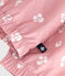 Kinder-Windjacke mit Blumenmuster rosa CHARME/weiss MARSHMALLOW