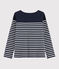 Matrosenshirt für Damen blau SMOKING/weiss MARSHMALLOW