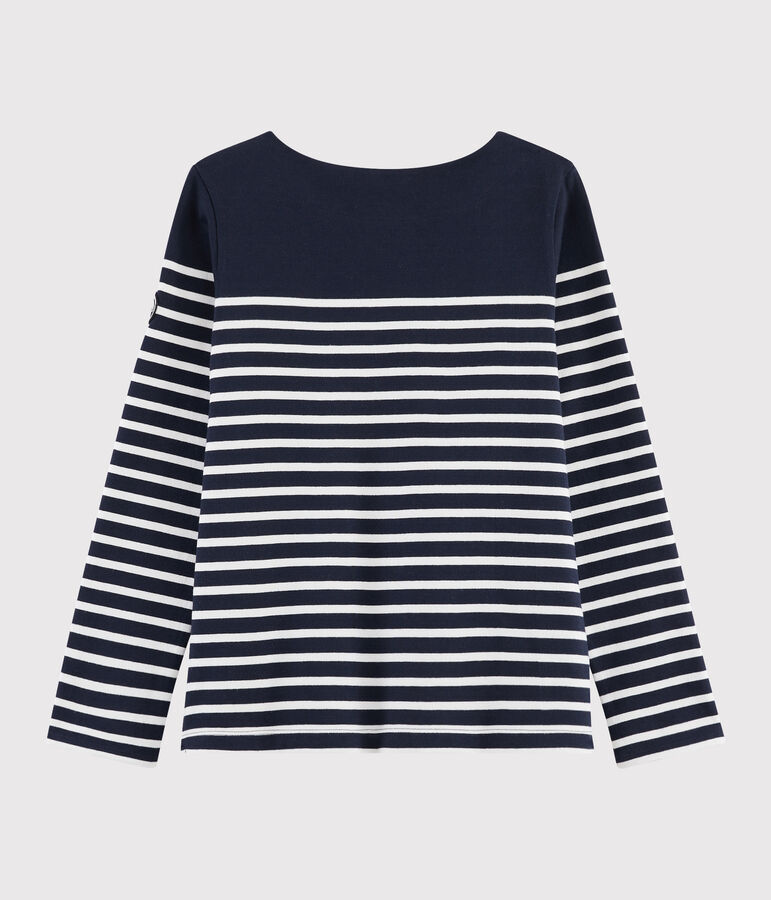 Matrosenshirt f&uuml;r Damen blau/weiss