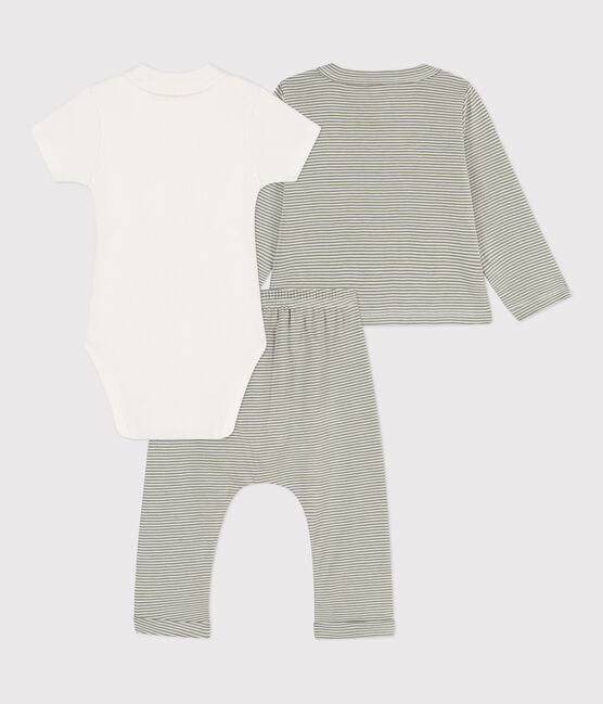 Baby-Set aus Baumwolle mit Ringelstreifen MARECAGE/ MARSHMALLOW