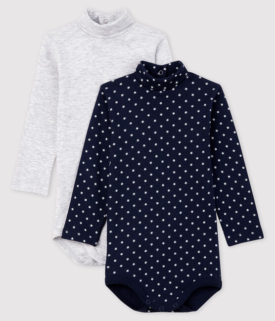 Set mit 2 langen Baby-Bodys für Mädchen variante 2