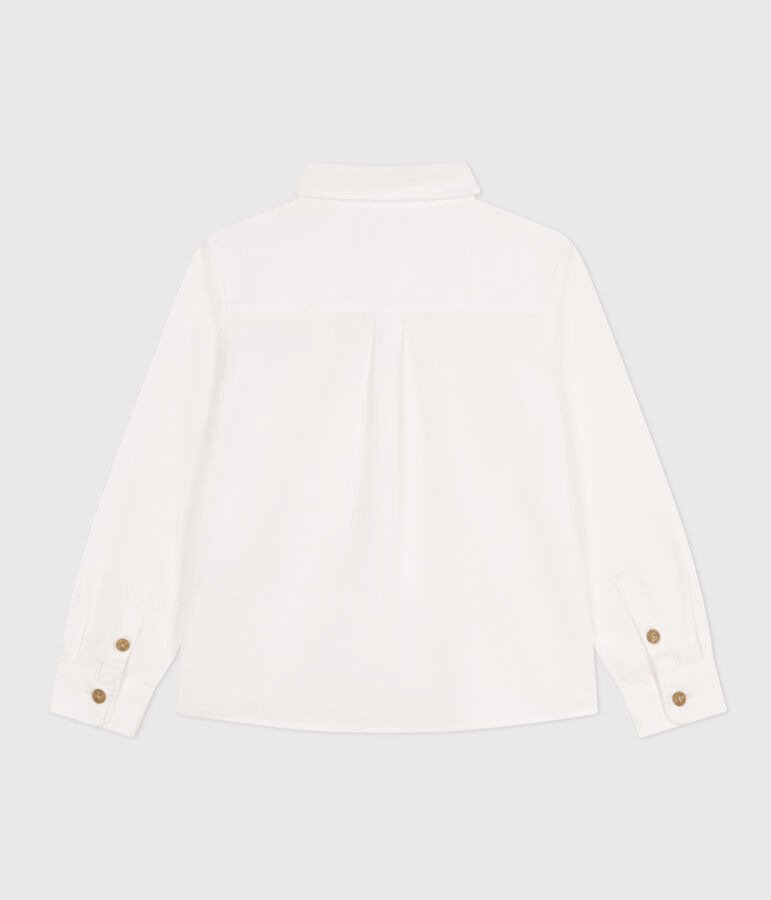 Kinder-Hemd f&uuml;r Jungen weiss ECUME