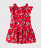 Robe bébé fille imprimée rot PEPS/weiss MULTICO