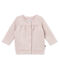 Glitzernder Baby MädchenCardigan aus Molton rosa JOLI/gelb DORE