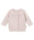 Glitzernder Baby MädchenCardigan aus Molton