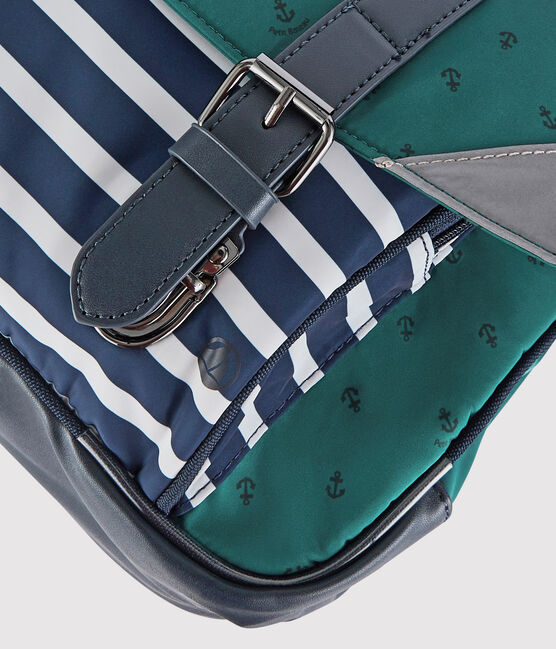 Kinder-Schultasche für Mädchen und Jungen grün PINEDE/blau SMOKING