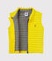 Ärmelloser baby-blouson aus gestepptem doppeljersey jungen gelb JAUNE
