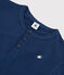 Kurzärmeliges T-Shirt für Mädchen und Jungen blau MEDIEVAL