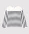 Iconische marinière Dames weiss MARSHMALLOW/blau SMOKING