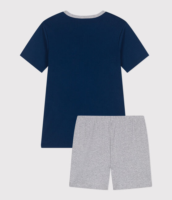 Kinder-Kurzpyjama aus einfarbigger Baumwolle INCOGNITO/ FUMEE