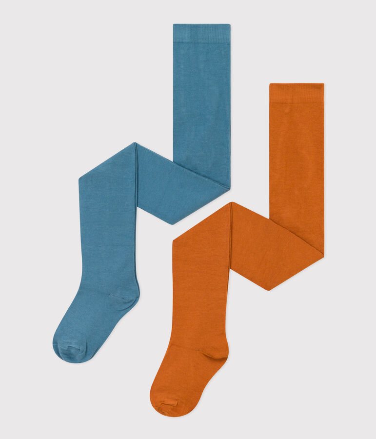 2er-Set Kinderstrumpfhosen aus Baumwolle f&uuml;r M&auml;dchen vielfarbig