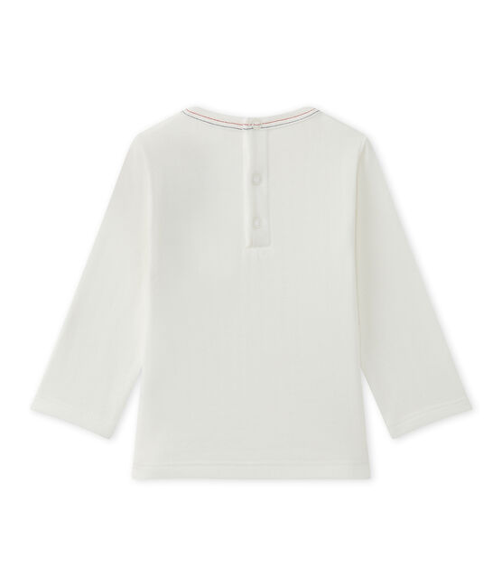 Baby-Jungen-T-Shirt in Uni weiss MARSHMALLOW
