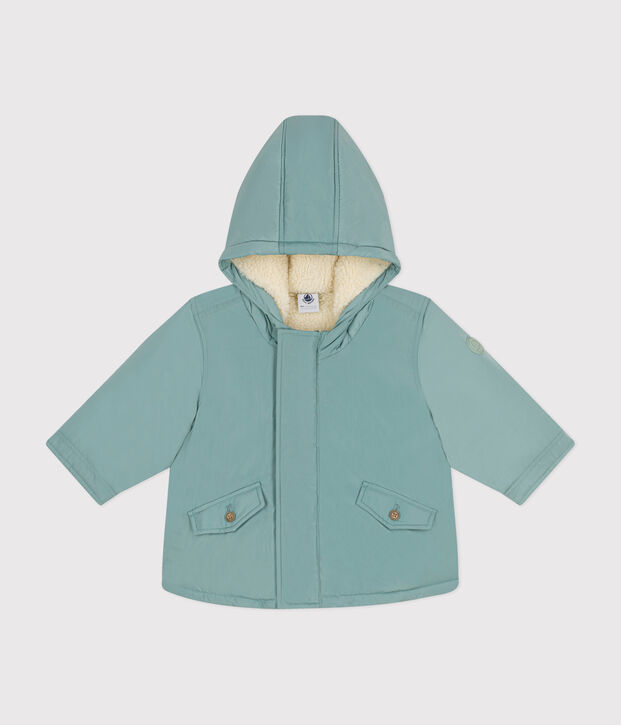 Baby-Parka aus Polyester gr&uuml;n
