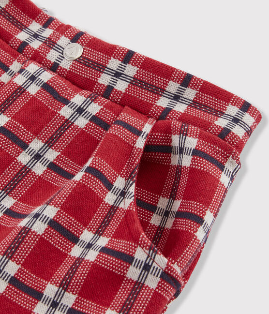 Kindershorts aus Trikotgewebe für Mädchen rot TERKUIT/weiss MULTICO