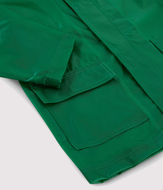 Kinder-Regenjacke für Mädchen und Jungen grün PRADO