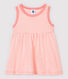 Ärmelloses gestreiftes Baby-Kleid für Mädchen