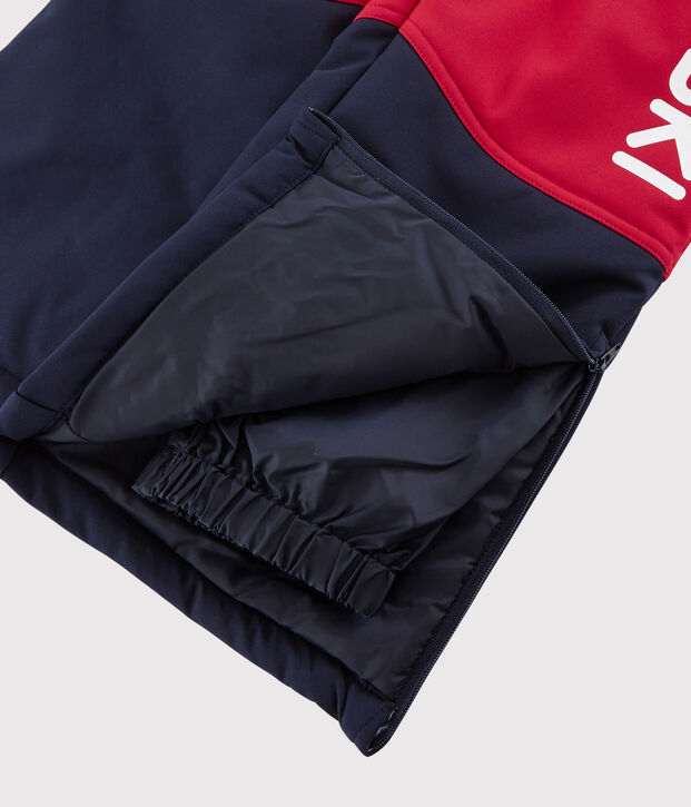 Skihose f&uuml;r Jungen und M&auml;dchen rot/blau